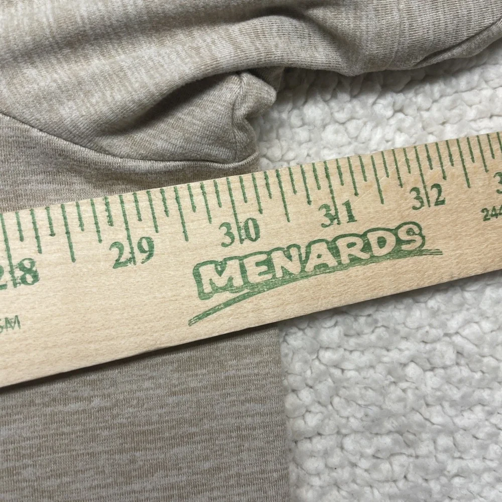 Callaway Quarter Zip Mens 4X Tan Heather‎ Pullover Golf Long Sleeve Logo 1026